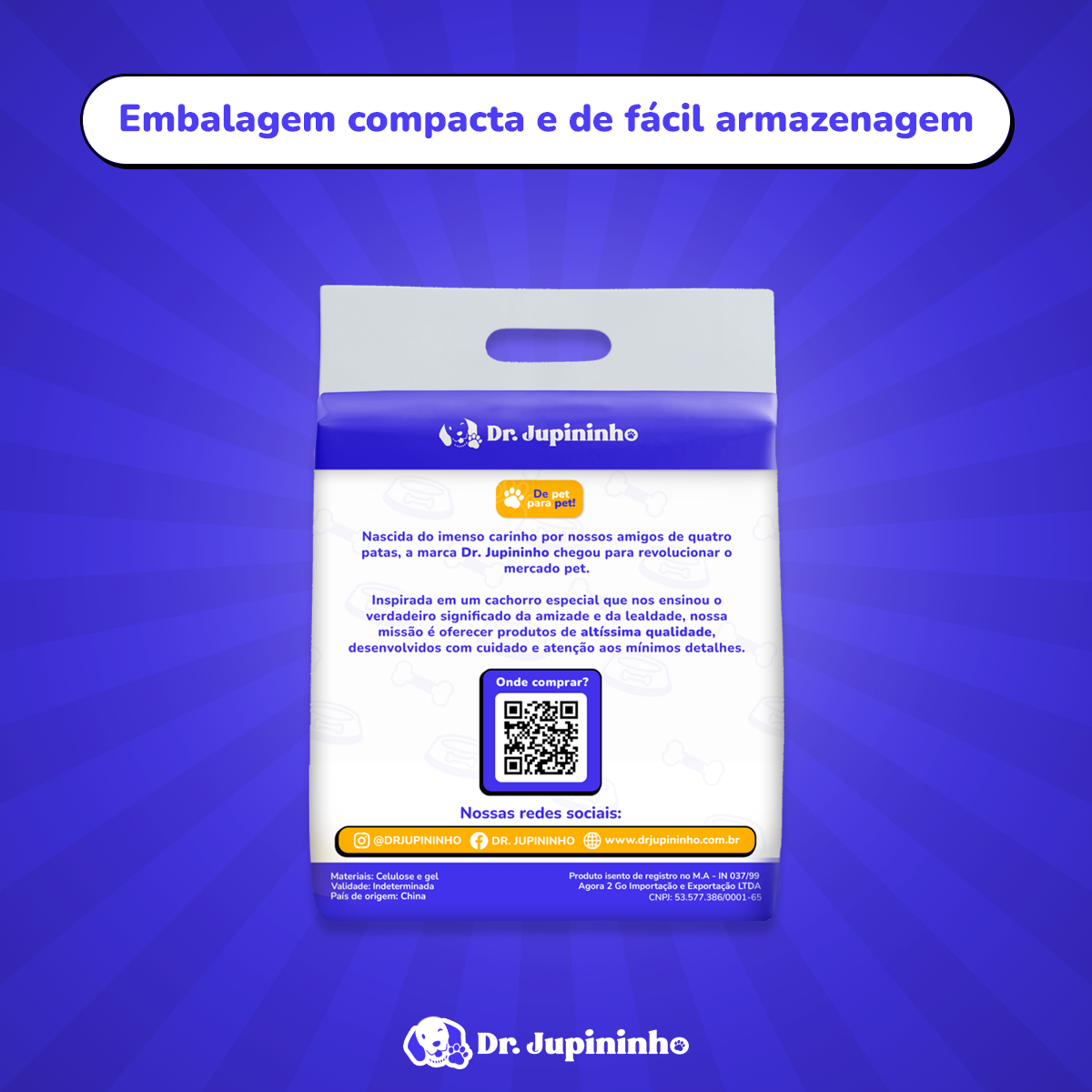 12 Pacotes de Tapete Higiênico Para Cães 60x60cm (360 Unidades) - Imagem 4