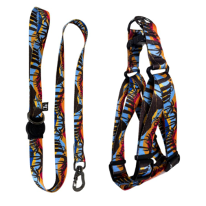 Coleira Peitoral Americano Para Cães + Guia Premium (Rio 40 Graus)